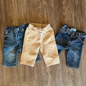 Baby Boys 0-3month pants bundle. Excellent condition.